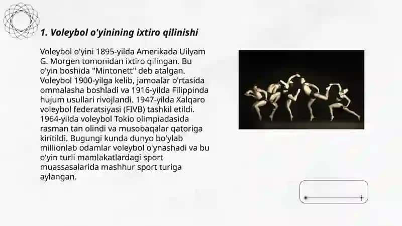 Voleybol oyinining kelib ciqish va rivojlanish tarixi 3