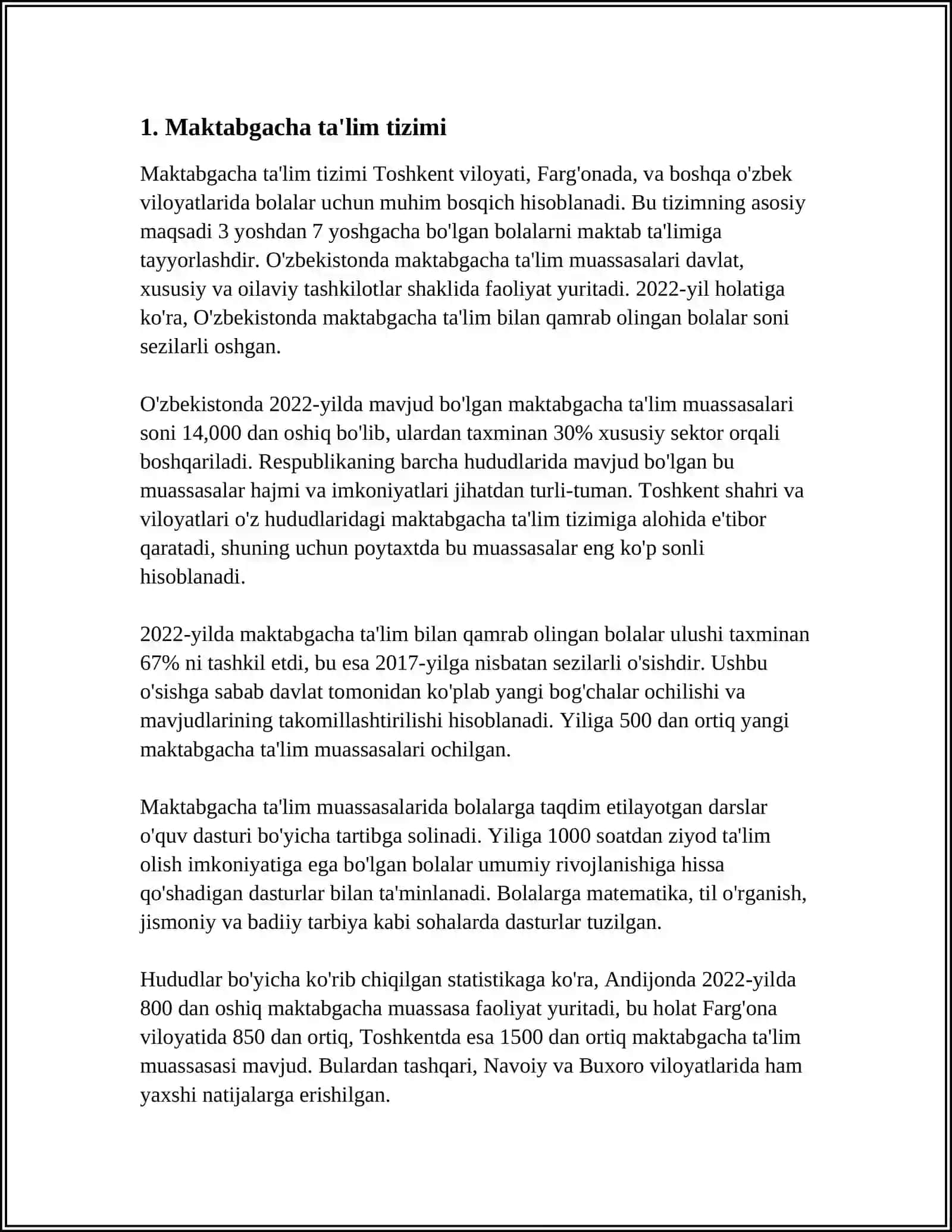 Oʻzbekiston Talim Tizimi 3
