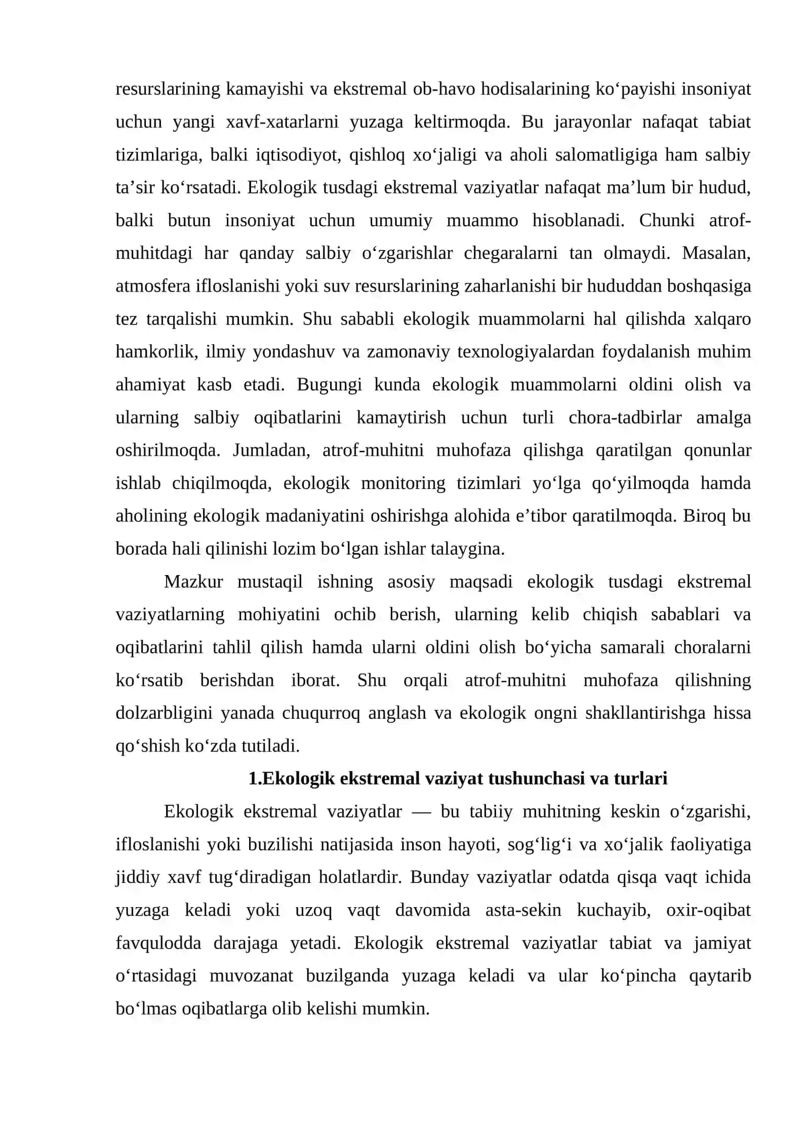 Ekologik tusdagi ekstremal vaziyatlar 3