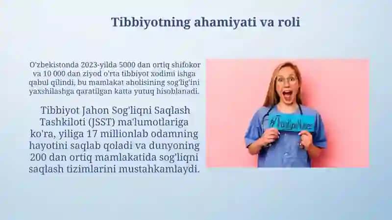 Tibbiyotda Muvaffaqiyatga Erishish Yo'llari 3