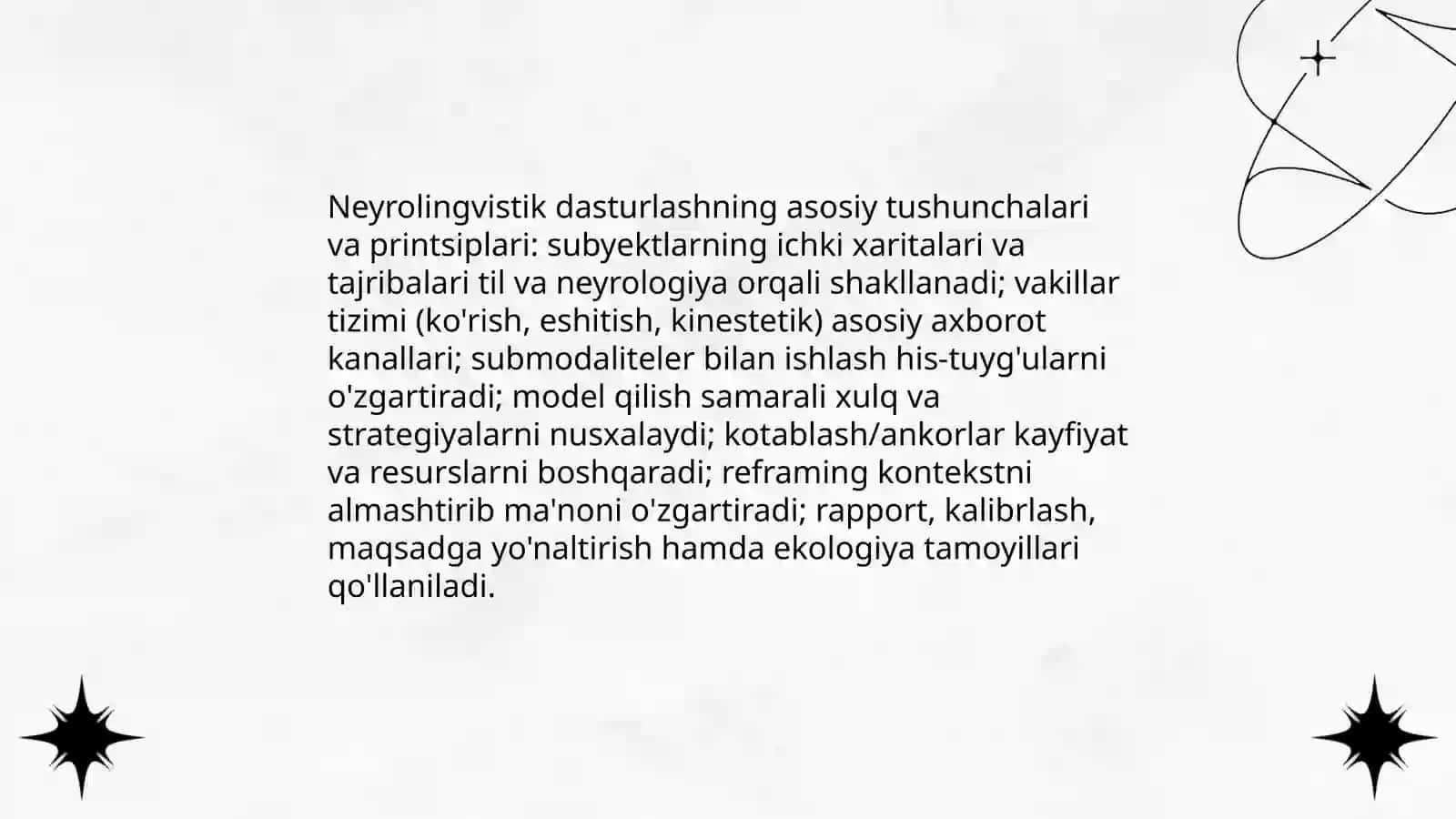 Neyrolingvistik dasturlashtirishning asosiy texnologiyalari 3