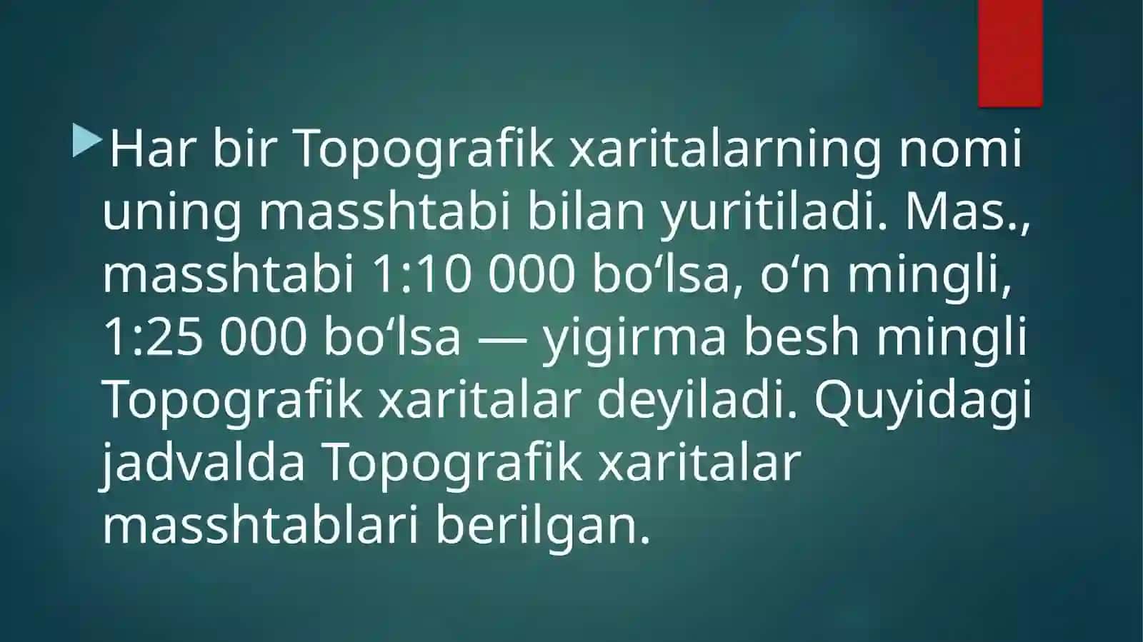 Topografik xaritalar 3