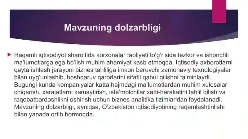 Milliy iqtisodiyotni turli sohalarda internet texnologiyalaridan samarali foydalanish yo‘llari. 3