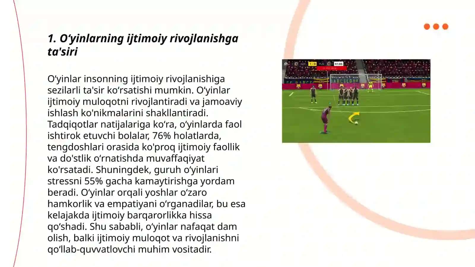 Oʻyinlar ijtimoiy faoliyat sifatida 3