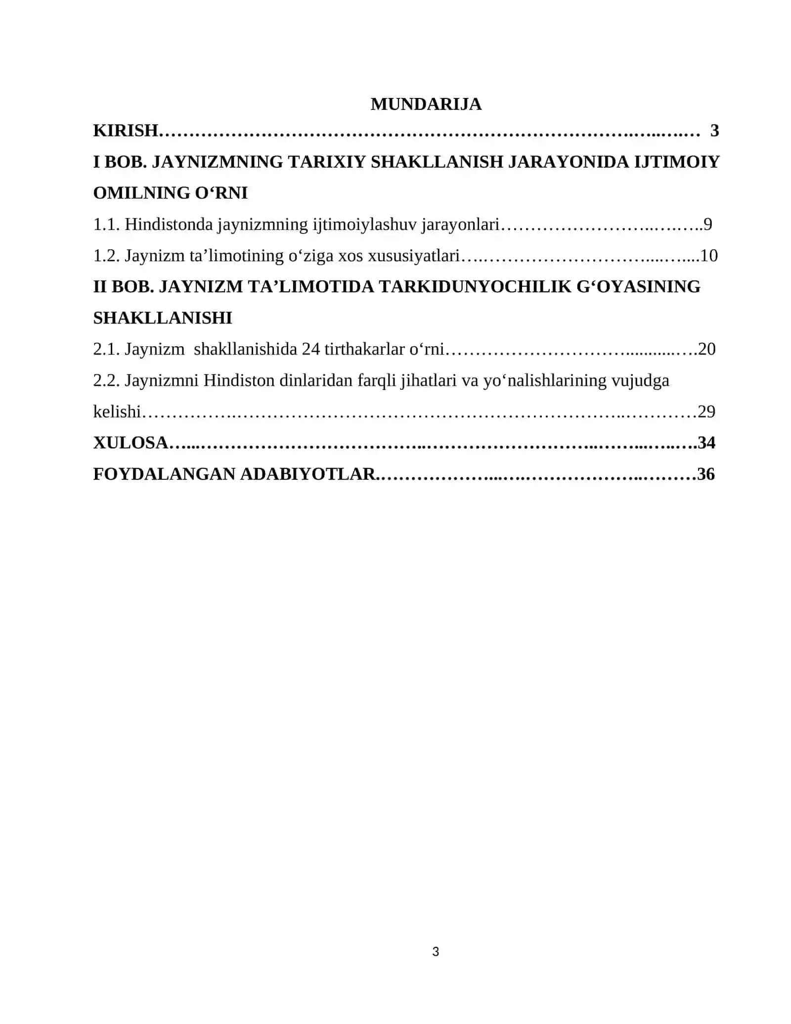 MAVZU: Jaynizmning ijtimoiy kelib chiqishi, tarixi va rivojlanish bosqichlari 3