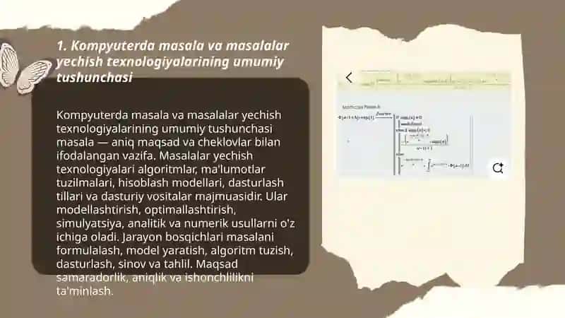 Kompyuterda Masalalar Yechish Texnologiyalari 3