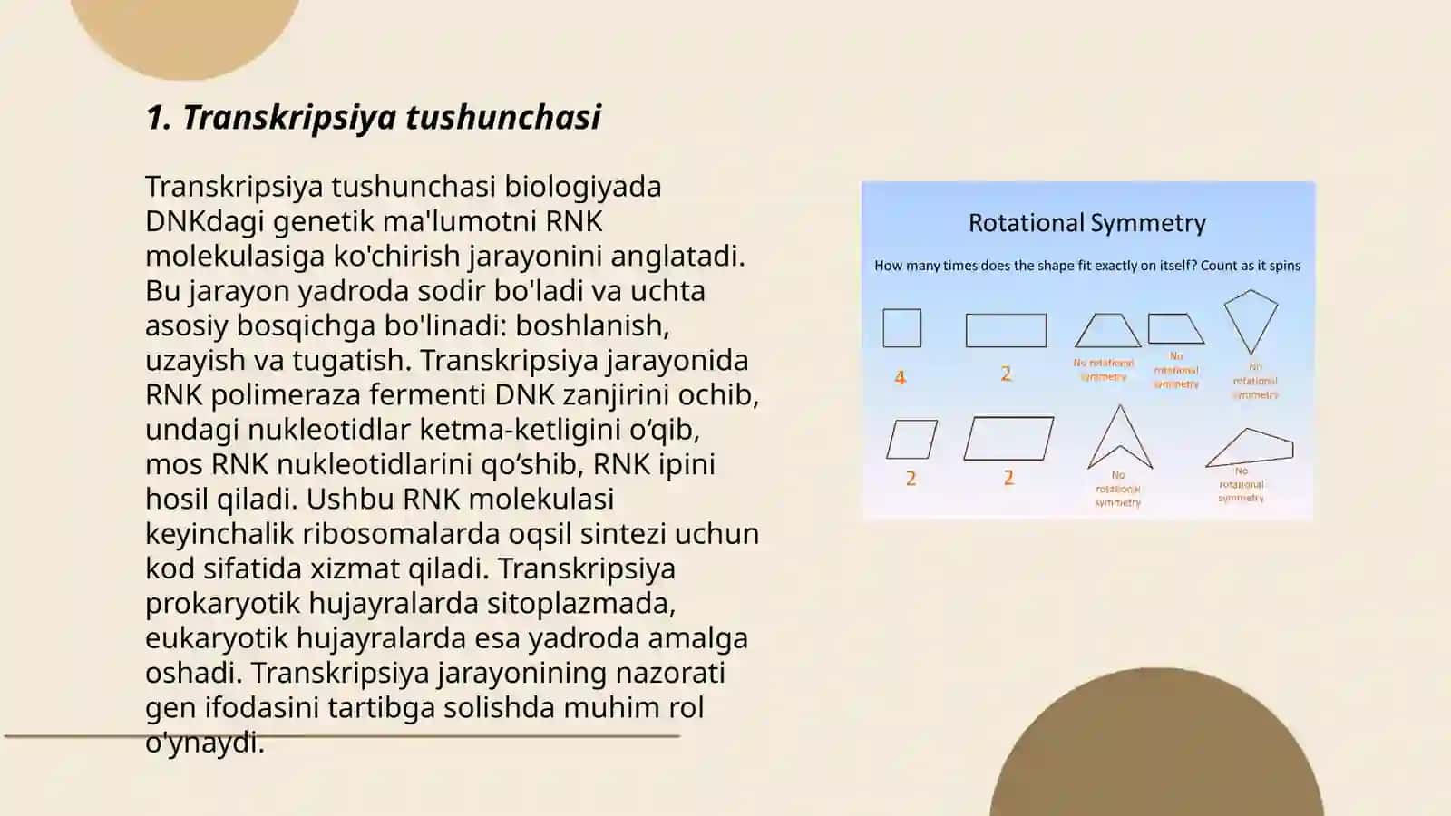 Transkripsiya va uning turlari.Ahamiyati 3