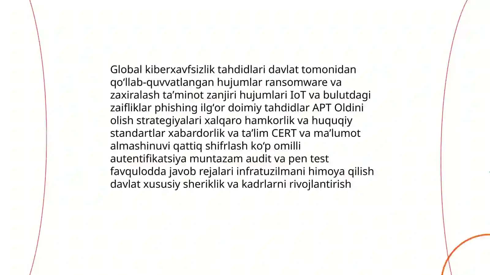 Globallashuv sharoitida axborot xavfsizligini taʼminlash masalari 3
