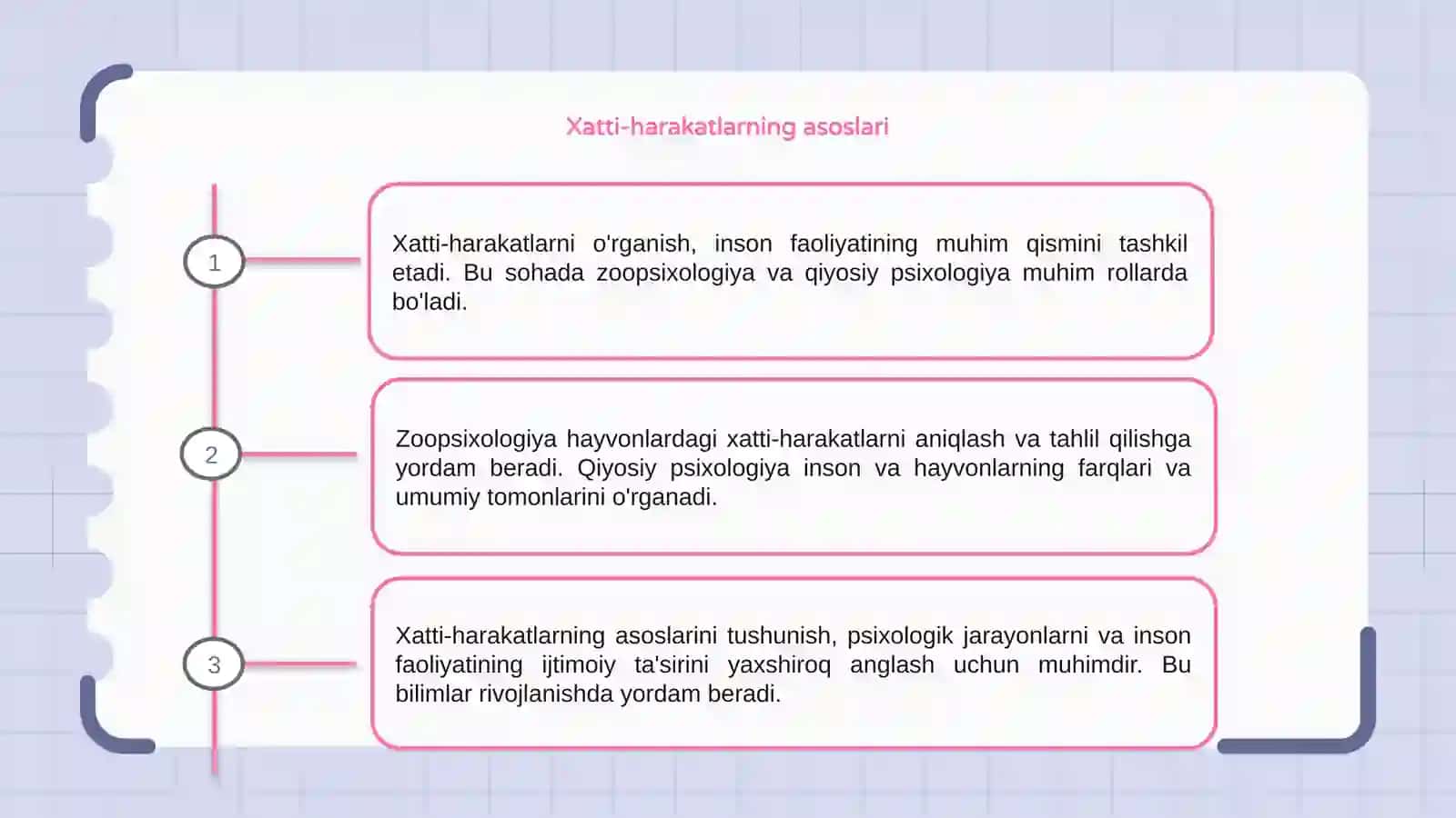 Xatti-harakat qurilmalari. Zoopsixologiya va qiyosiy psixologiyaga kirish 3