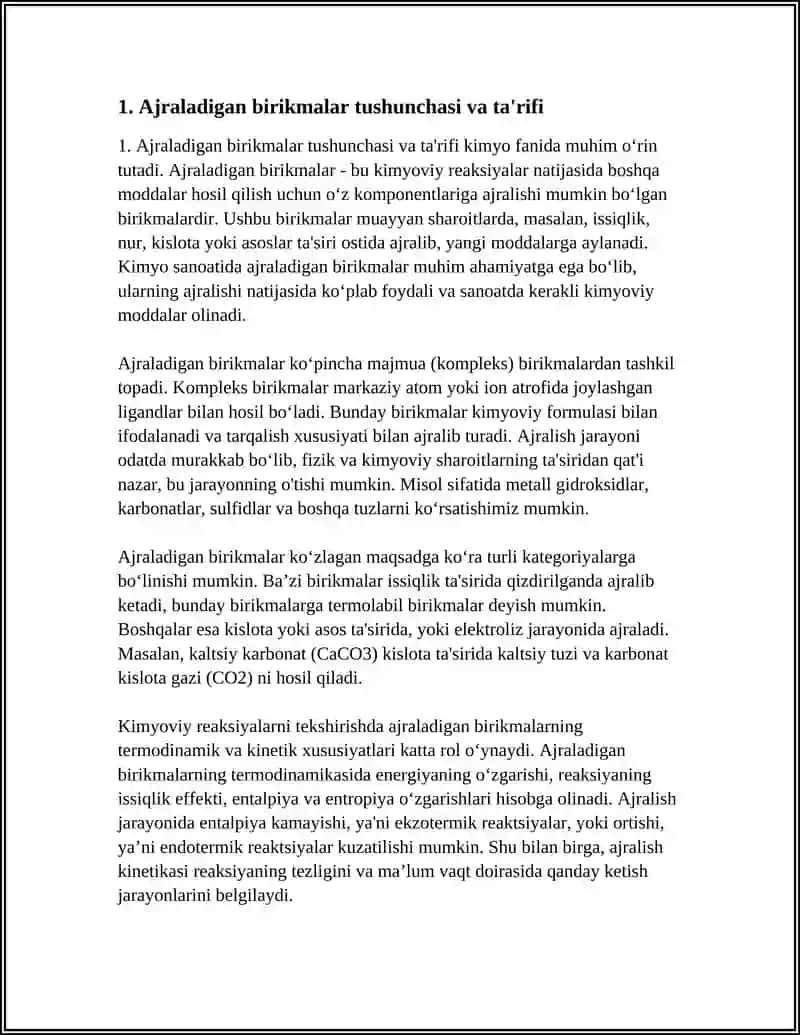 AJRALADIGAN BIRIKMALAR VA ULARNI HISOBLASH ASOSLARI 3