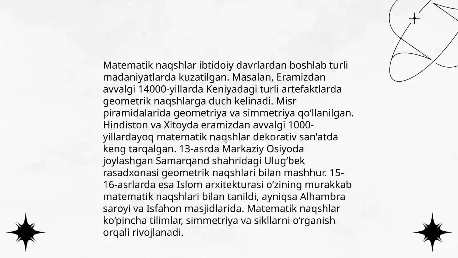 Matematik naqshlar 3