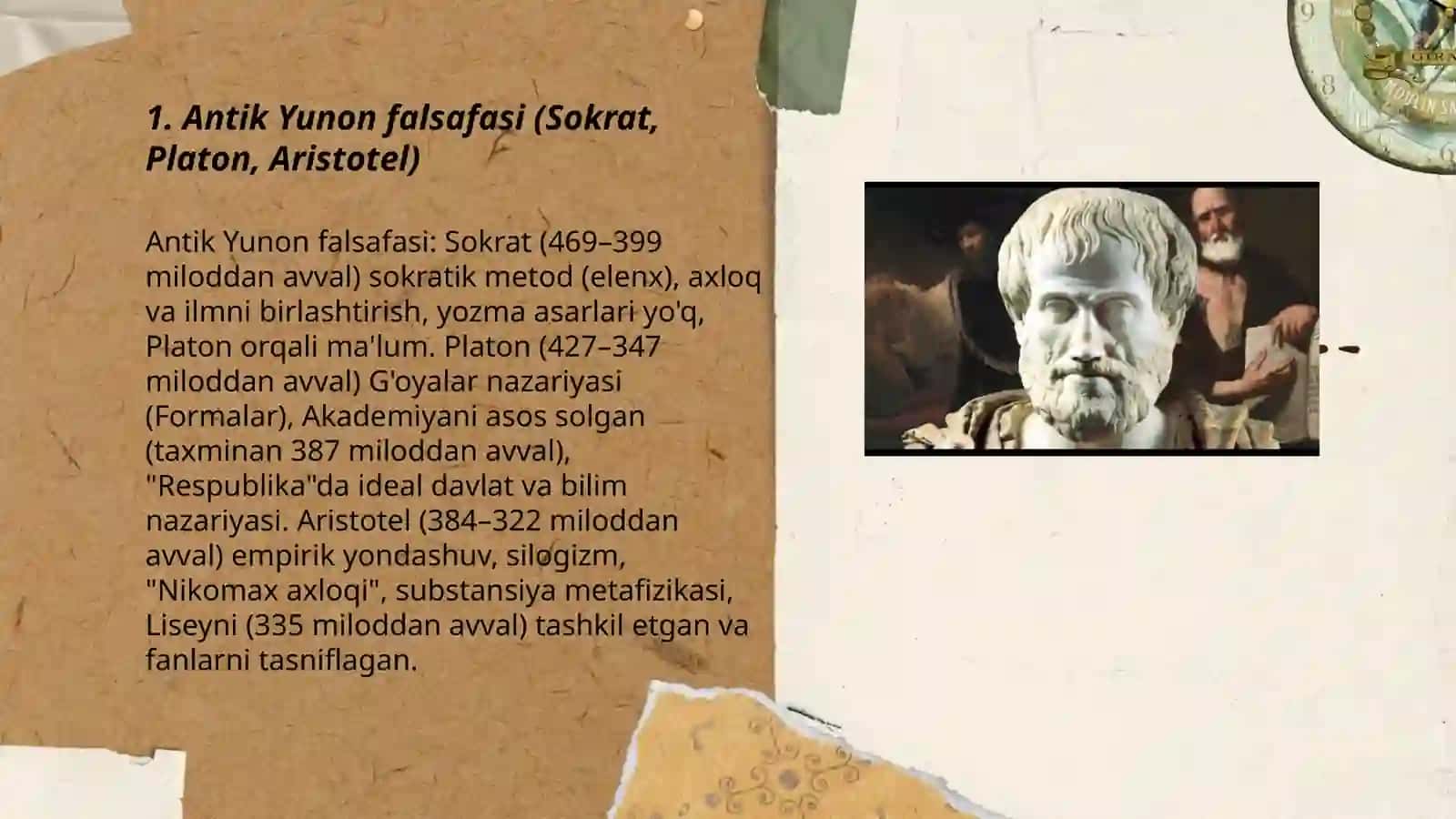 Antik Yunon falsafasi (Sokrat, Platon, Aristotel) 3