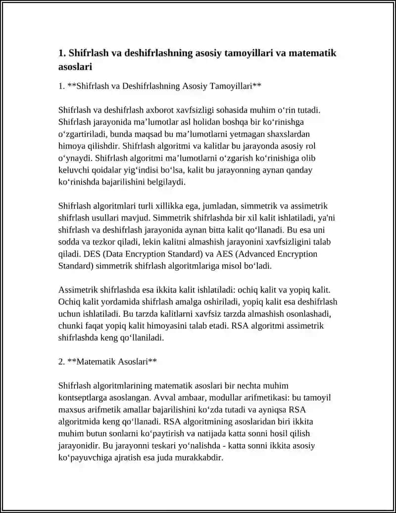 SHIFRATOR VA DESHOFRATORLARNING ISHLASH TEXNOLOGIYASI 3