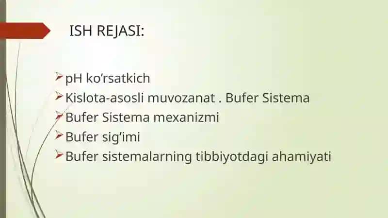 KISLOTA ASOSLI MUVOZANAT BUŞER 3