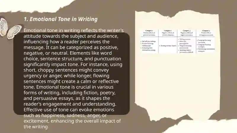 Emotional stylistic category 3