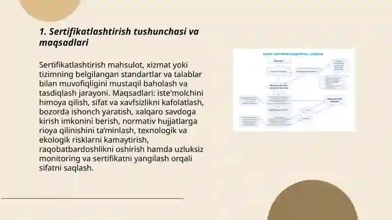 Sertifikatlashtirish asosiy malumotlar xalqaro sertifikatlashtirish tashkilotlari 3