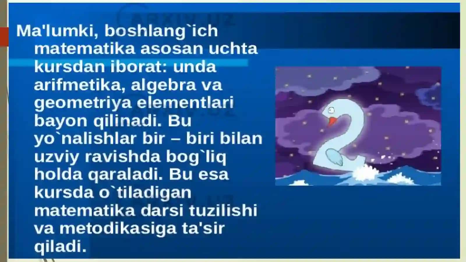 Boshlang‘ich sinflarda matematika о‘qitish metodikasi fan sifatida. Boshlang‘ich sinflarda matematika о‘qitish metodikasining mazmuni va tuzilishi 3