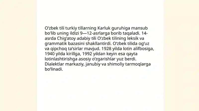 Til va yozuv. O'zbek yozuvlari tarixidan 3