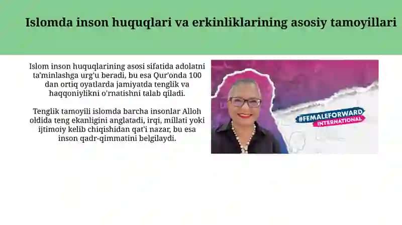 Islomda inson huquq va erkinliklarini ta'minlashning o‘zigaxosjihatlari 3