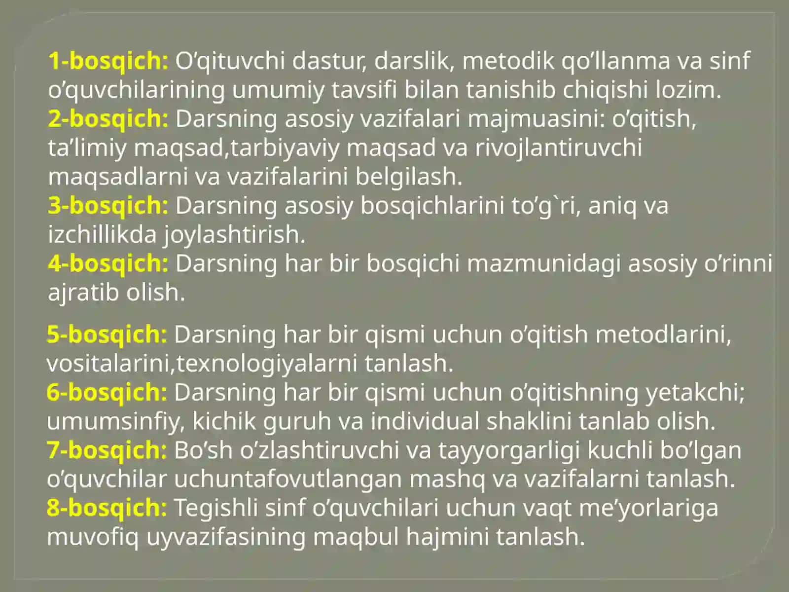 Ingliz tili darslarini ilg’orpedtexnologiyalarasosida tashkil etish 3