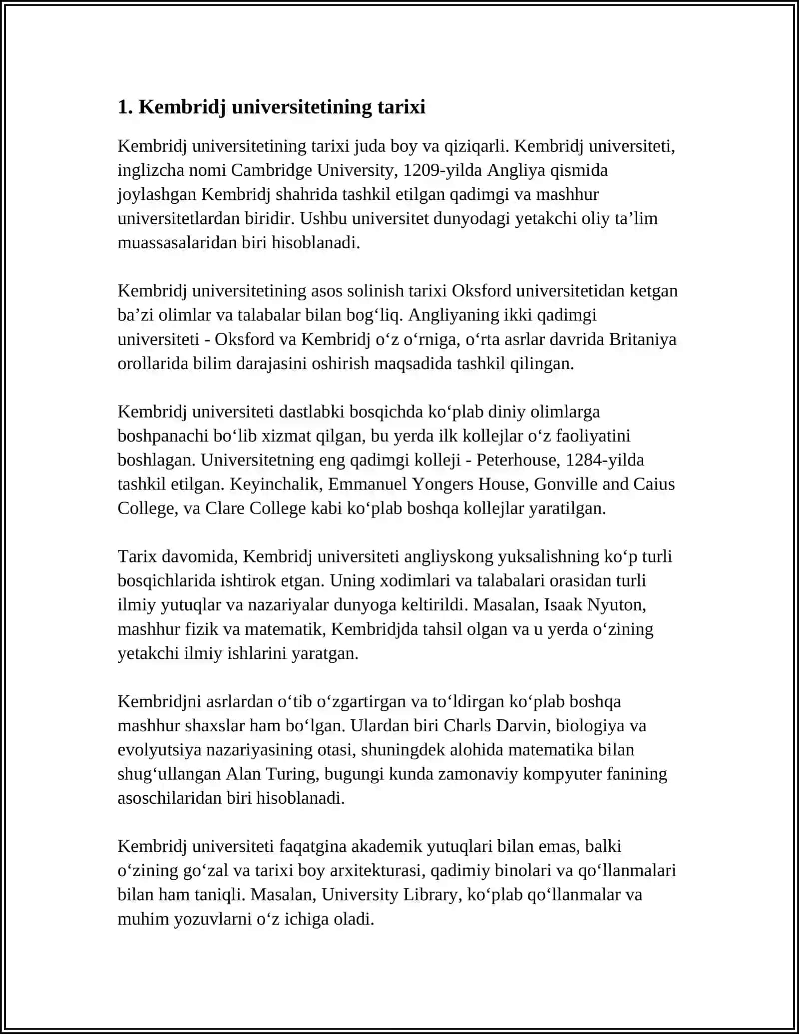 KEMBRIJ UNIVERSITETI HAQIDA 3
