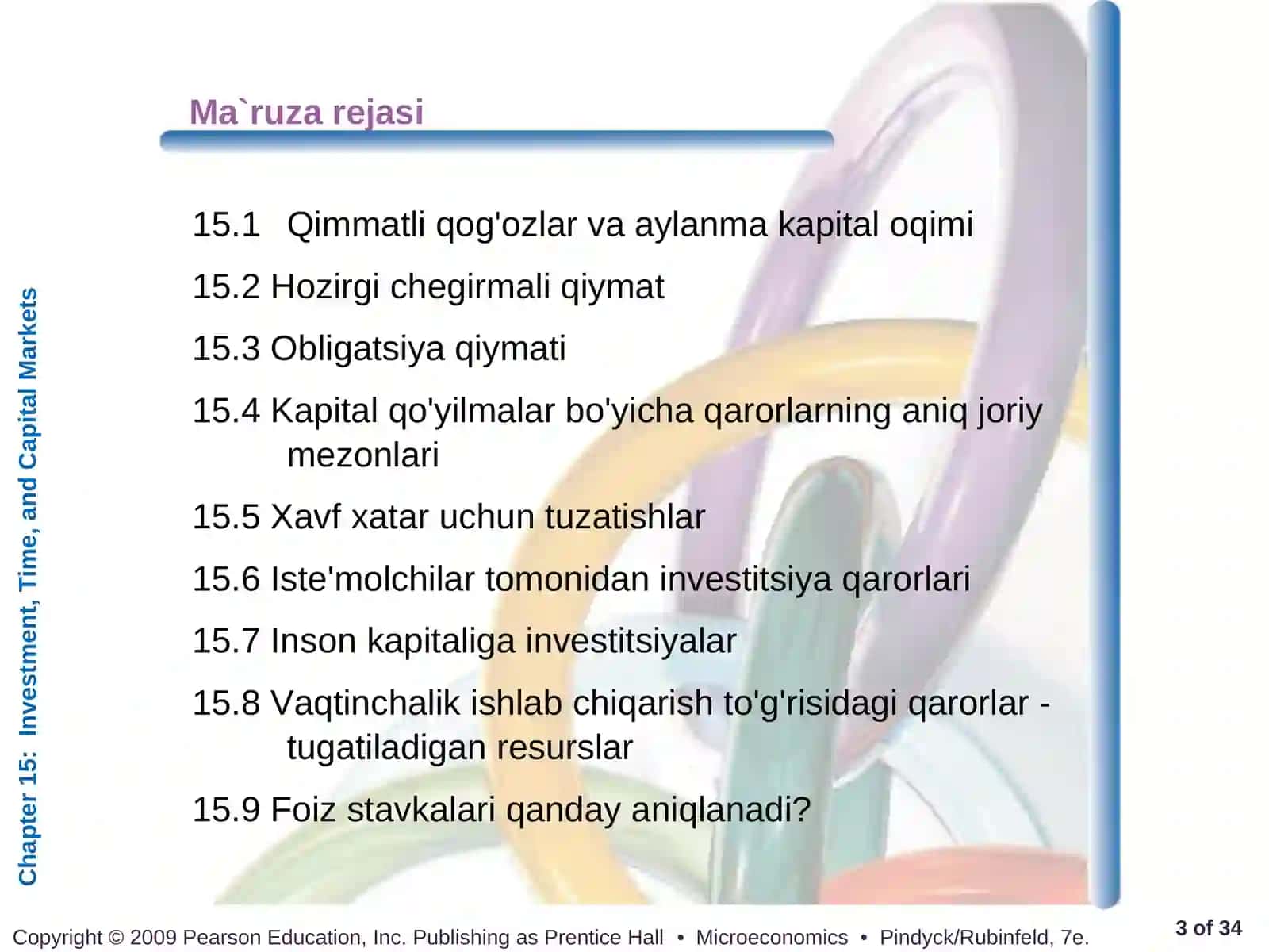 Инвестиция ва Капитал бозорлари 3