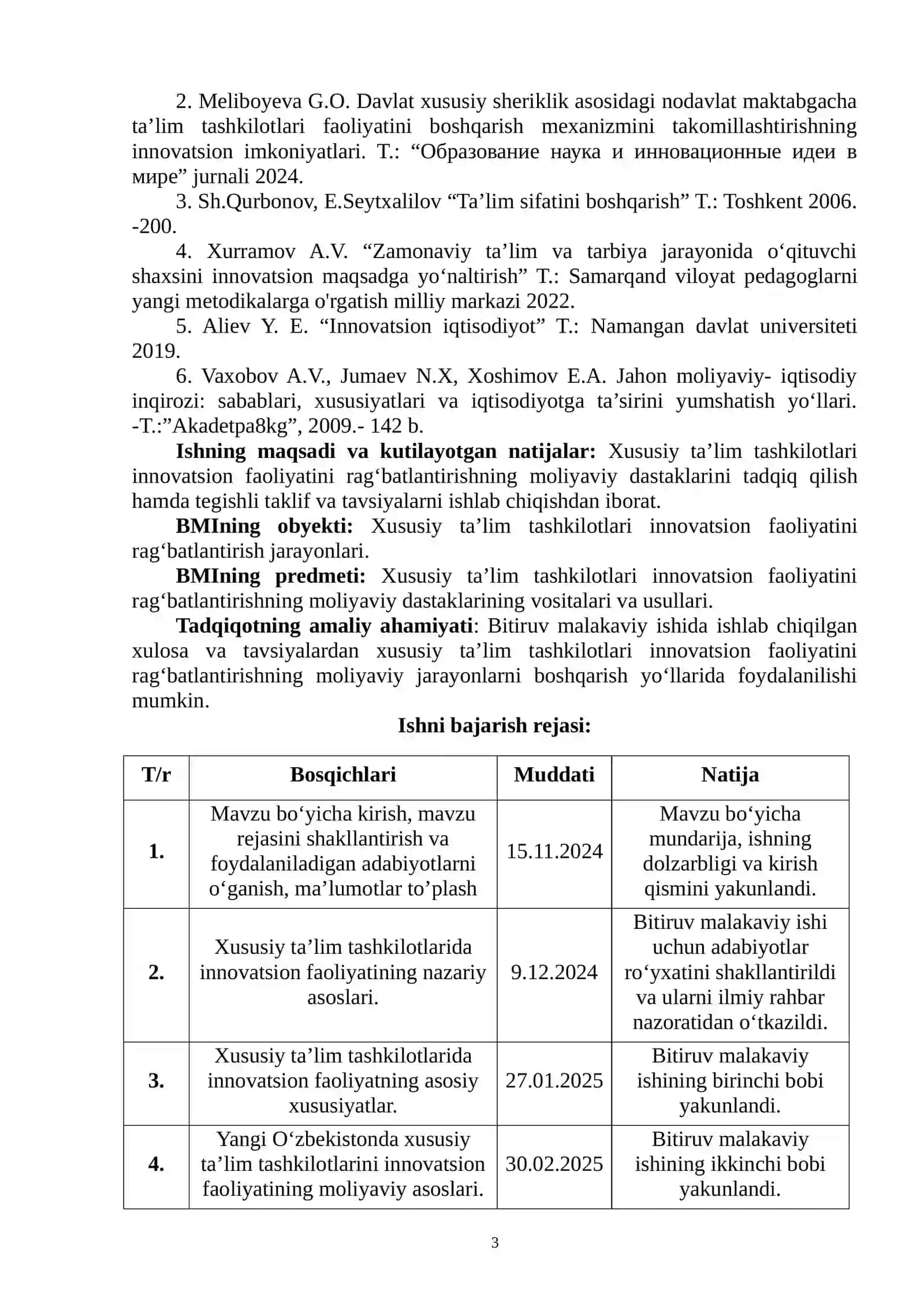 XUSUSIY TA’LIM TASHKILOTLARI INNOVATSION FAOLIYATINI RAG‘BATLANTIRISHNING MOLIYAVIY DASTAKLARI 3