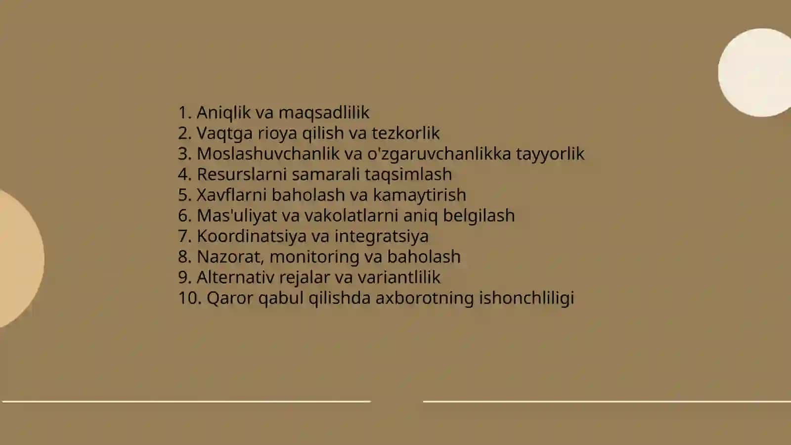 Taktik va operativ rejalashtirish usullari 3