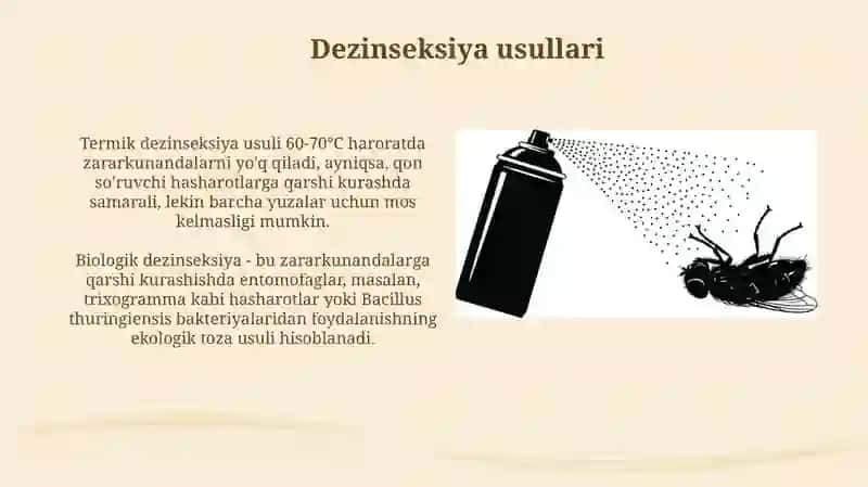 Dezinseksiya qilish usullari va insektisidlar haqidatushuncha 3
