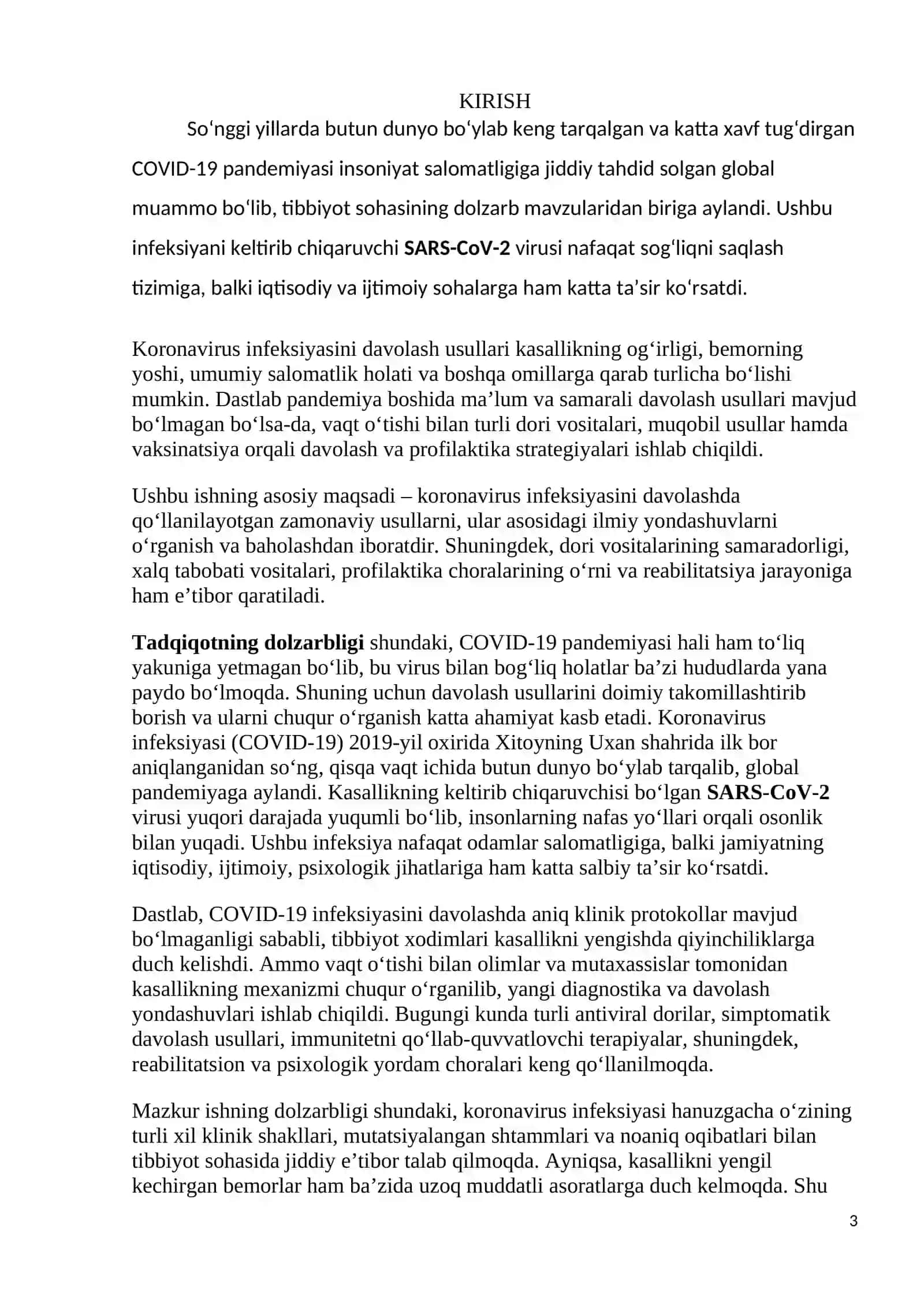Koronovirusni davolash usullari 3