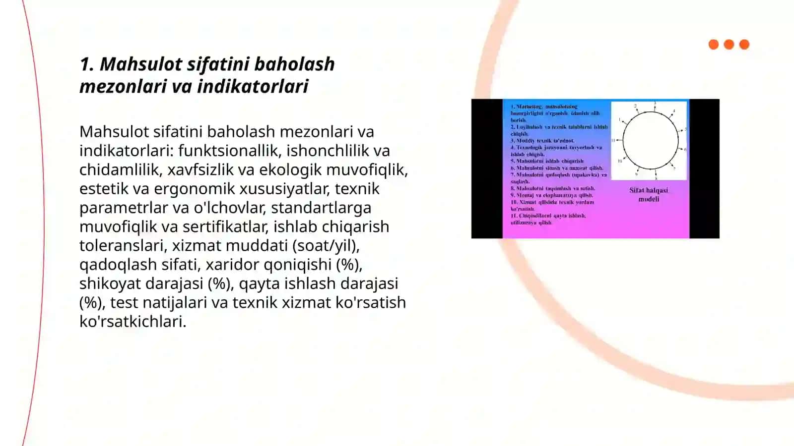 Mahsulot sifati va raqobatga bardoshligini tahlili 3