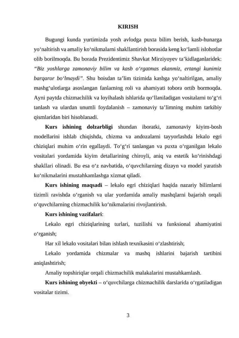 Lekalo egri chiziqlari va vazifalariga oid mashq bajarish 3