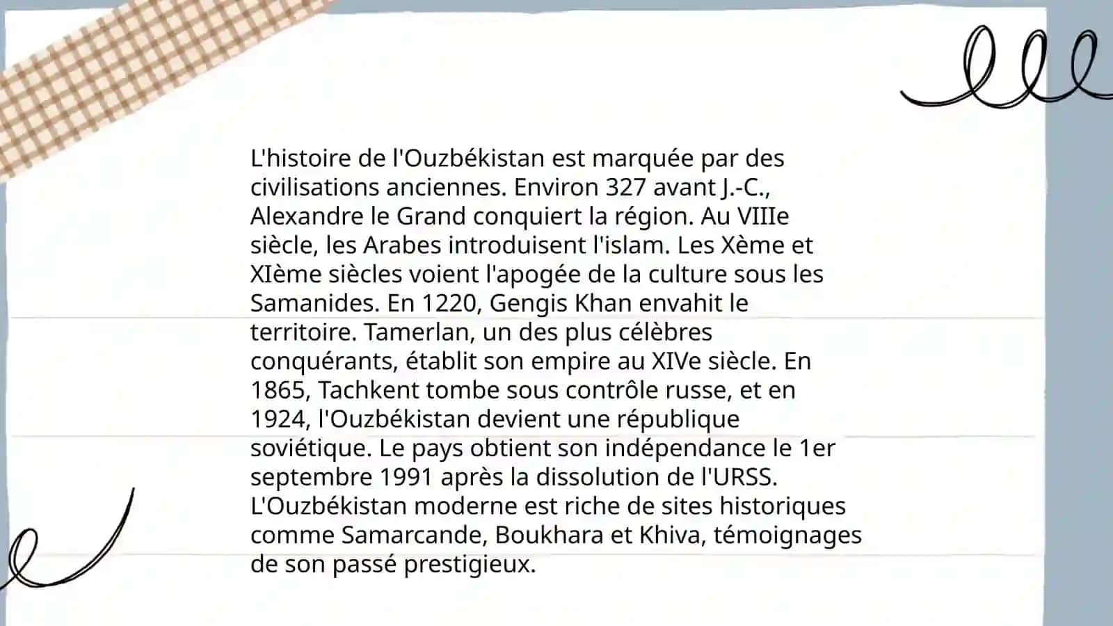 L'Ouzbékistan 3