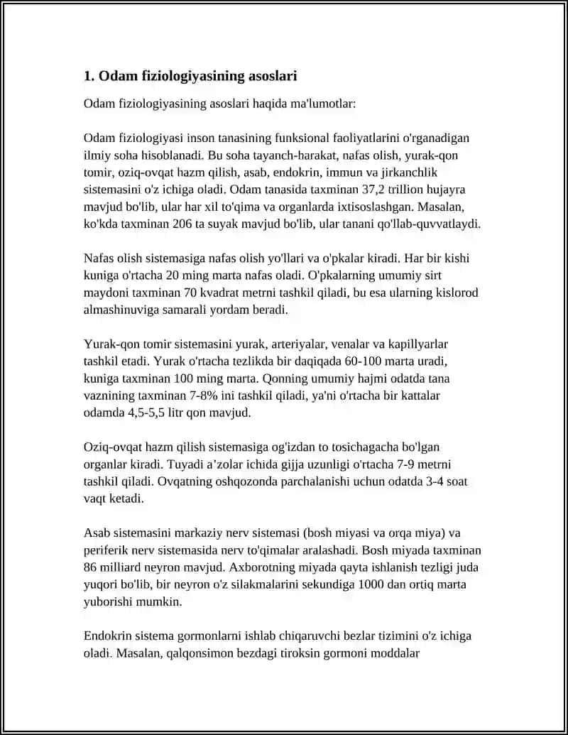 TIBBIYOTDA FIZOLOGIYA,TANANING BOSHQARISH USULLARI 3