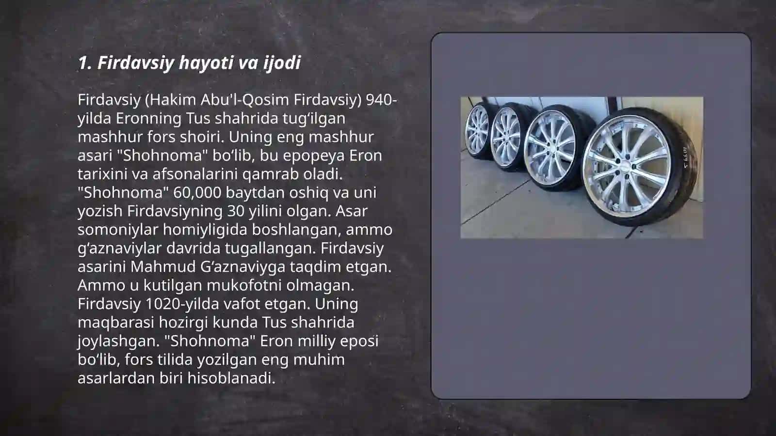 Firdavsiyning "Shohnoma" asari 3