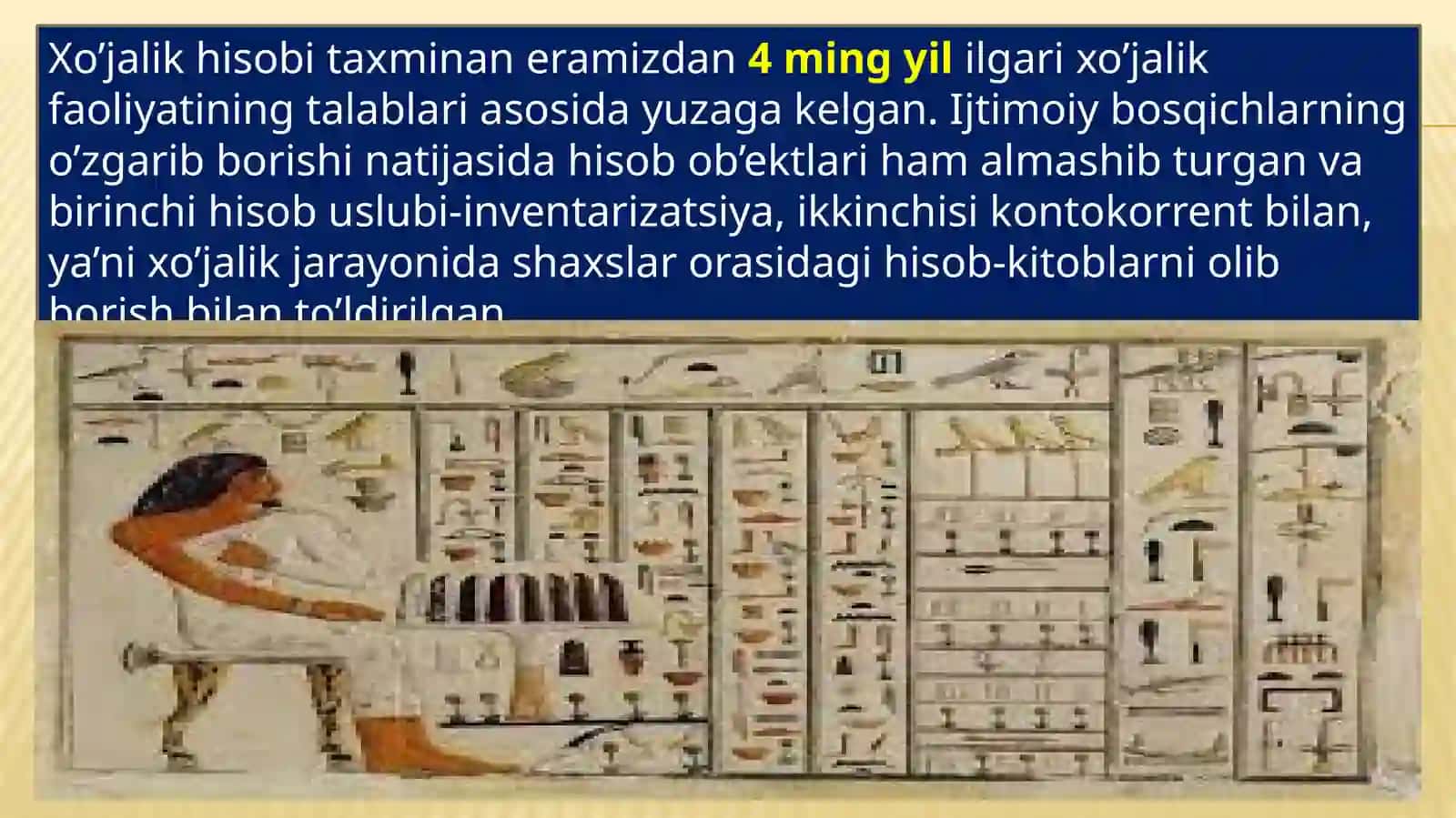Xo’jalik hisobining umumiy tavsifi va buxgalteriya hisobining tarixi 3