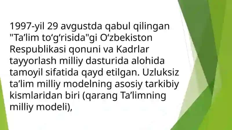 Uzluksiz taʼlim 3