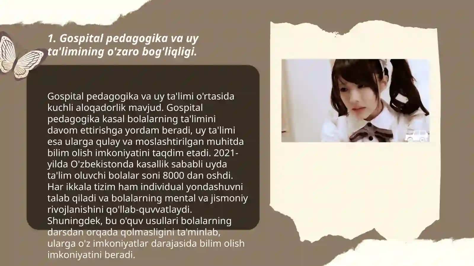 Gospital pedagogika fanining maxsus pedagogika boshqa yo'nalishlari bilan bog'liqligi 3