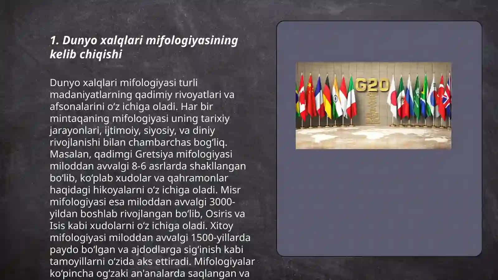 Dunyo xaqlari miflari 3