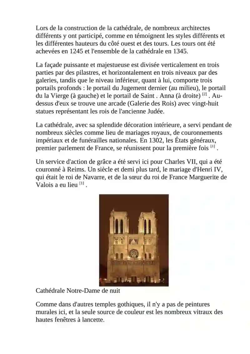 La cathédrale Notre-Dame 3