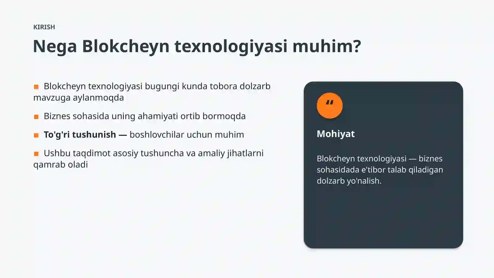 Blokcheyn texnologiyasi Asoslari va tushunchasi 3