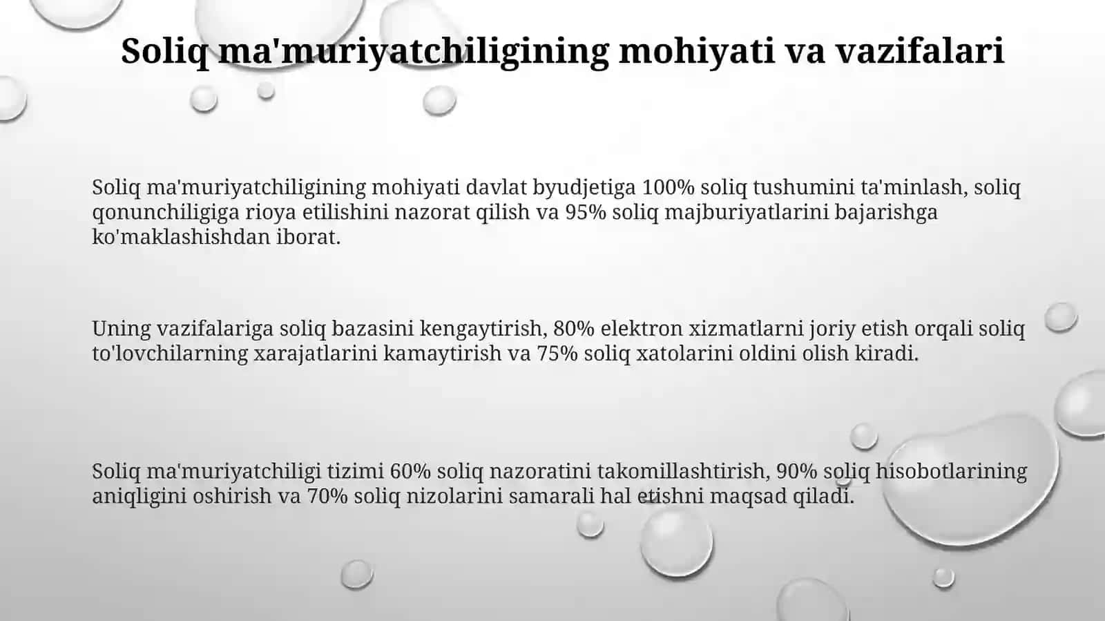 Soliq mamurchiligi tushunchasi va mexanizmlari 3