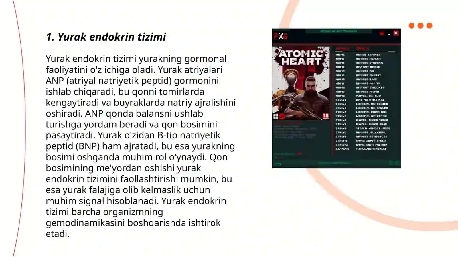 Yurakning endokrin faoliyati 3