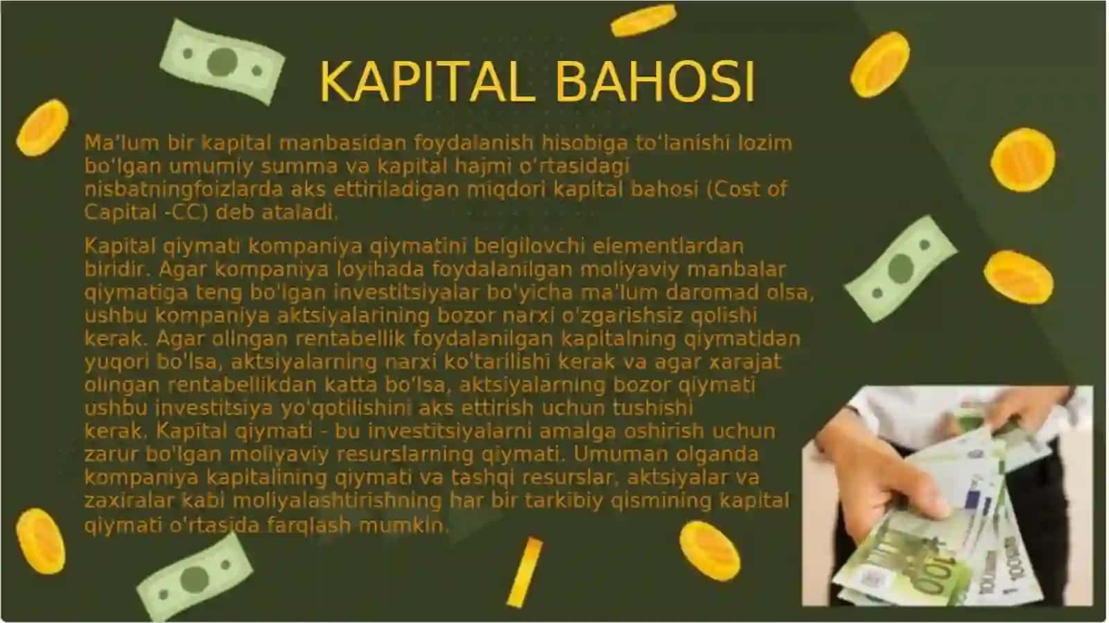 Kapital bahosi. 3