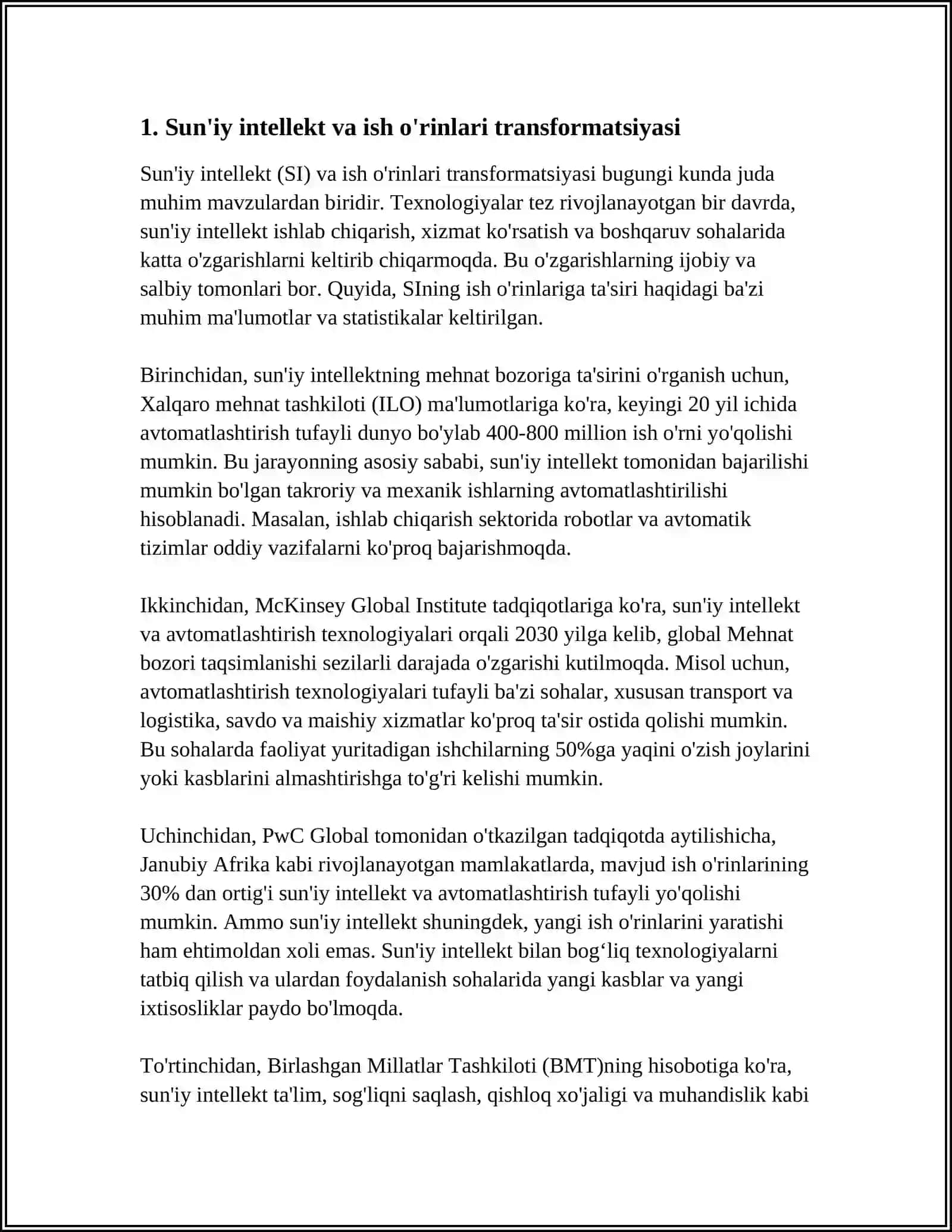 SUN'IY INTELLEKTNING MEHNAT BOZORI VA IQTISODIYOTGA TA'SIRI 3