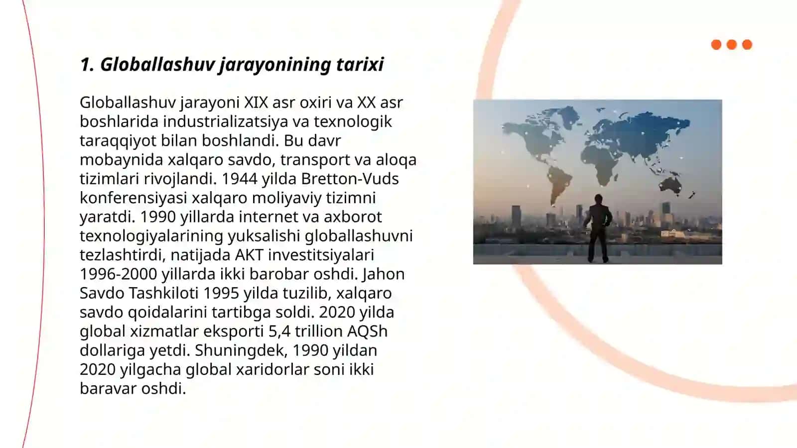 Globallashuv jarayonining tarixi 3