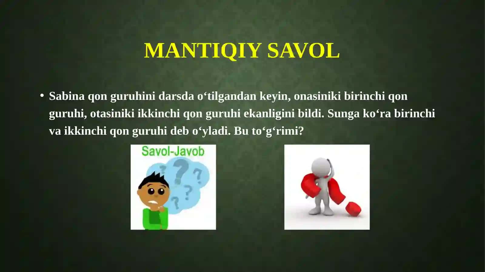 Sinf:8-sinfLeykotsitlar 3