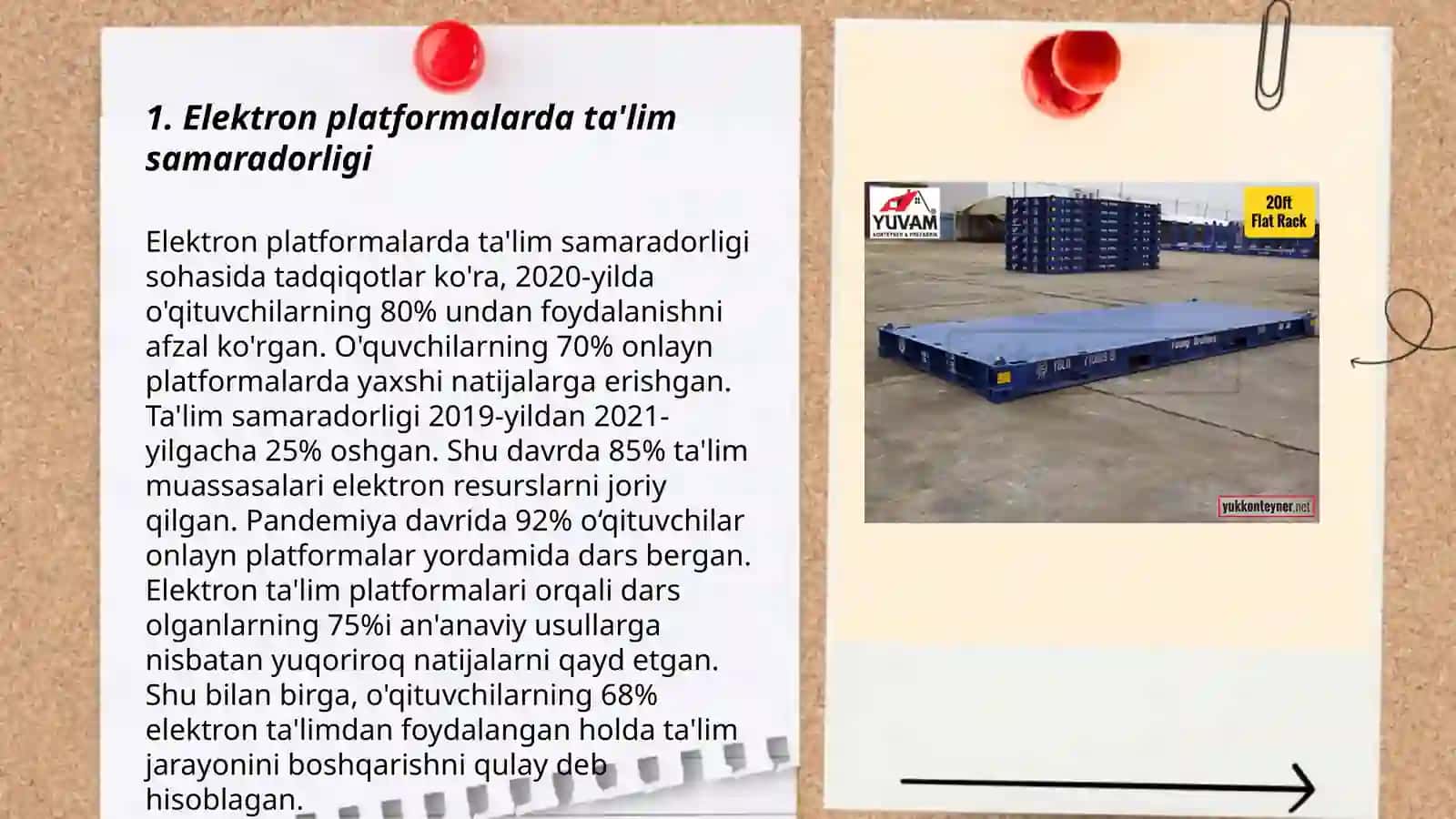 Elektron platformalarda ishlash va Onlayn o'qitish dasturlari 3