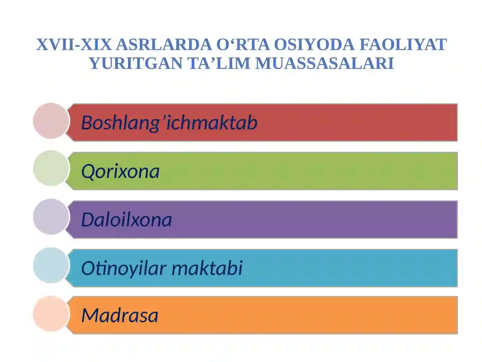 XVll- XlV asrning birinchi yarmida tarbiya maktab va pedagogik fikrlarXVll-XlV asrning birinchi yarmida tarbiya maktab va pedagogik fikrlar 3