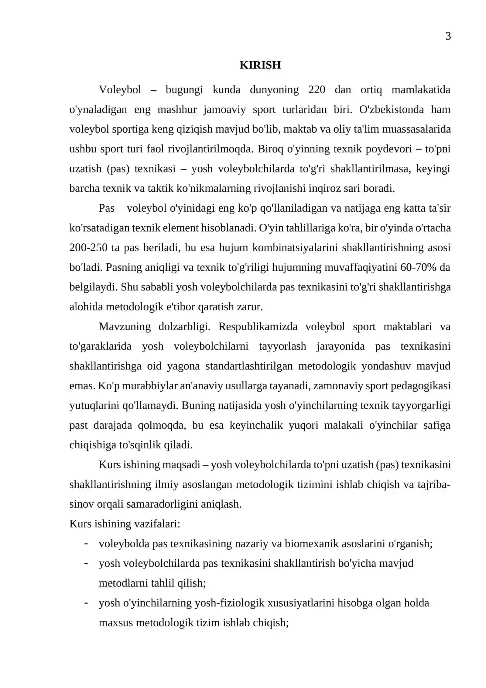 Yosh voleybolchilarda to'pni uzatish (pas) texnikasini shakllantirish 3
